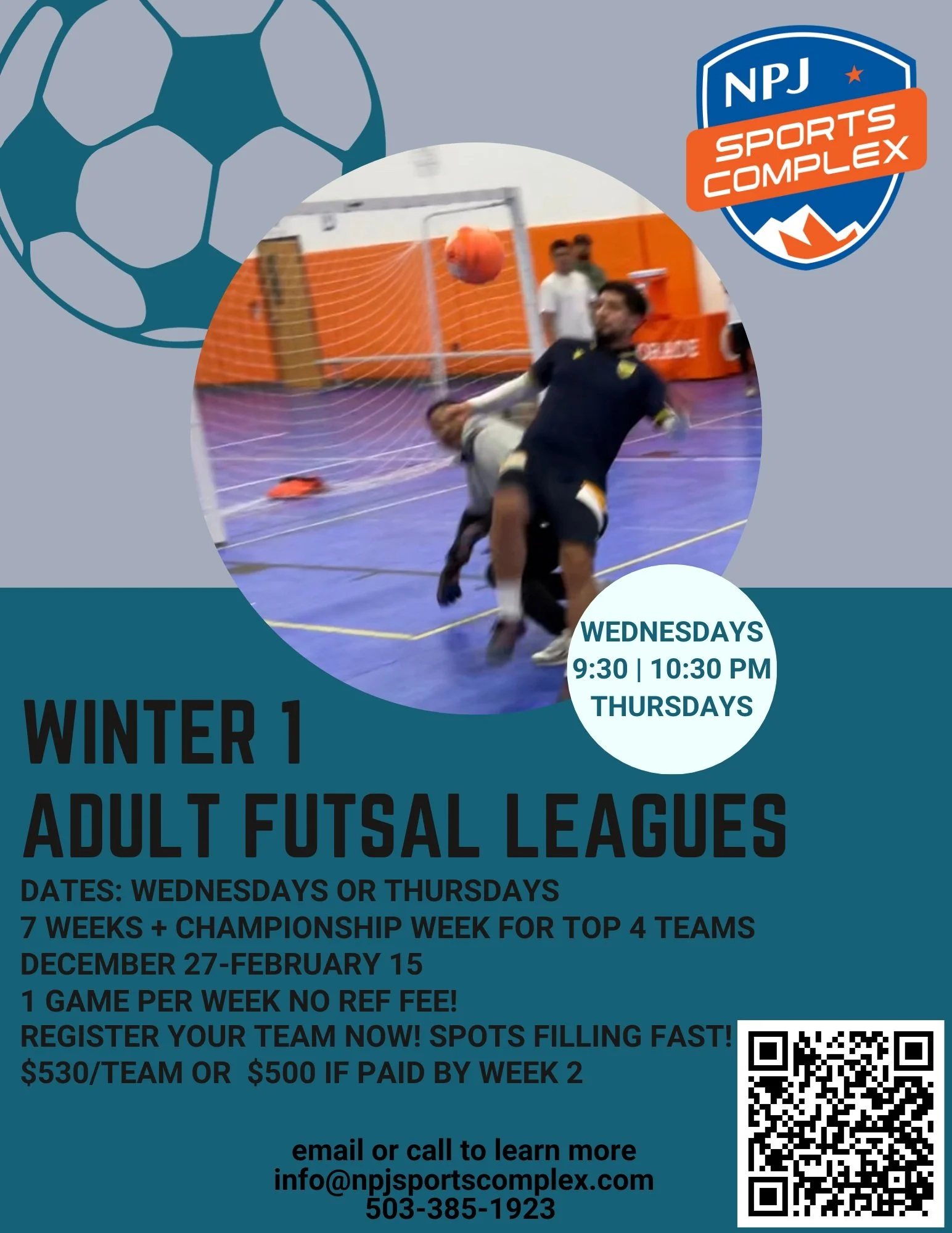 Adult futsal top